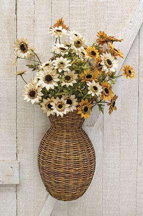 Willow Wall Basket - The Fox Decor